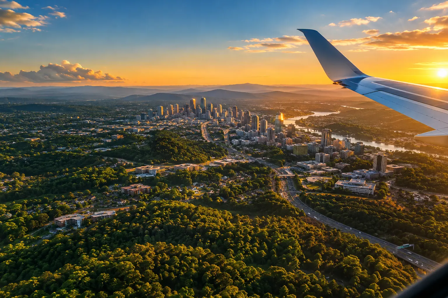 Atlanta from the air