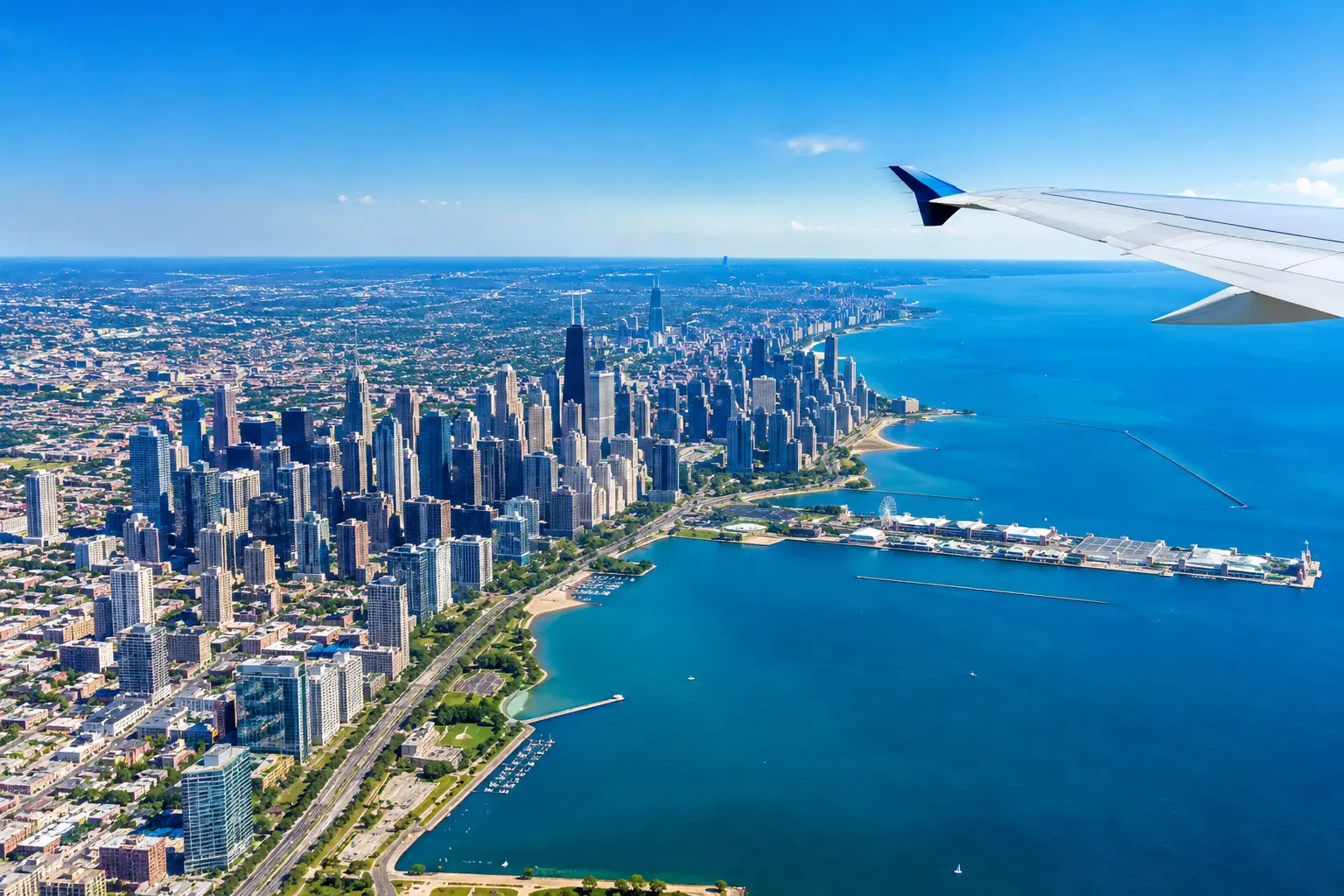 Chicago from the air