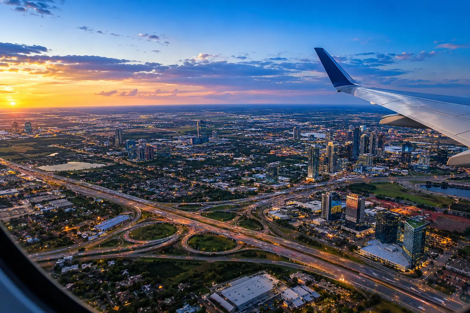 Dallas from the air